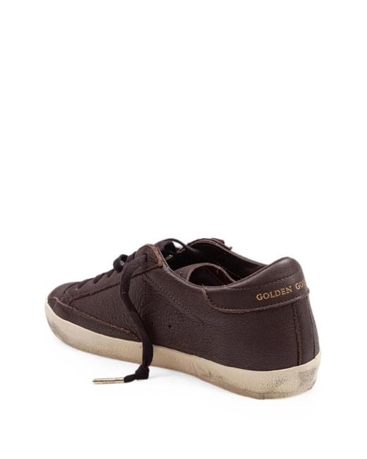 Golden Goose Deluxe Brand Brown Super-Star Sneakers