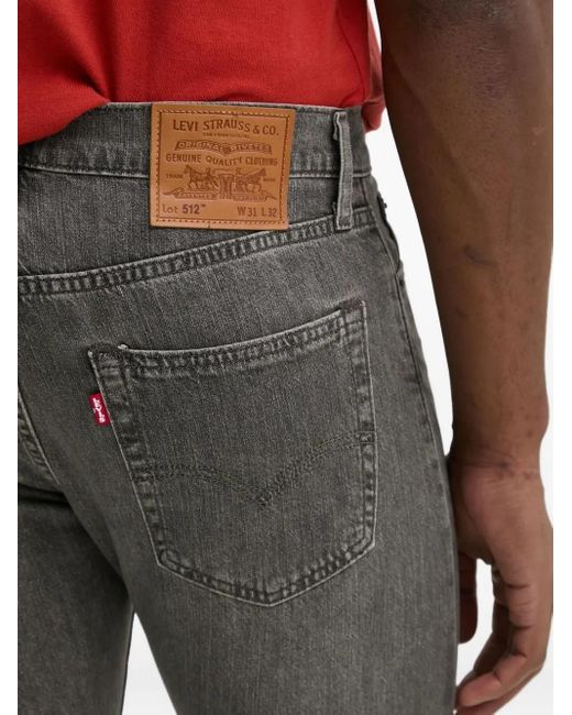 Levi's Gray 512 Jeans for men
