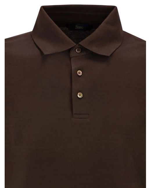 Polo di Herno in Brown da Uomo