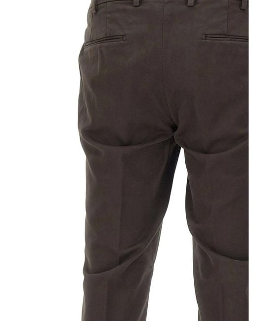 Pantalones con cierre oculto Devore de hombre de color Gray