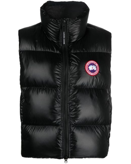 Canada Goose Black Cypress Padded Shell-down Gilet