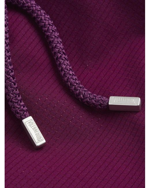 Vilebrequin Purple Micro-Perforated Swim Shorts for men