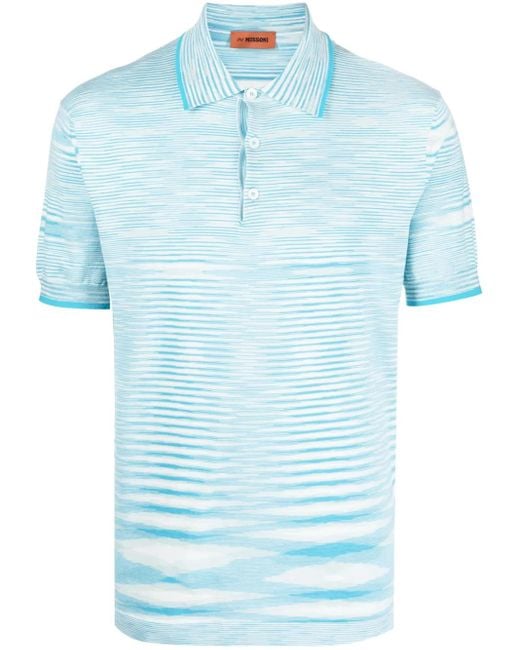 Polo di Missoni in Blue da Uomo