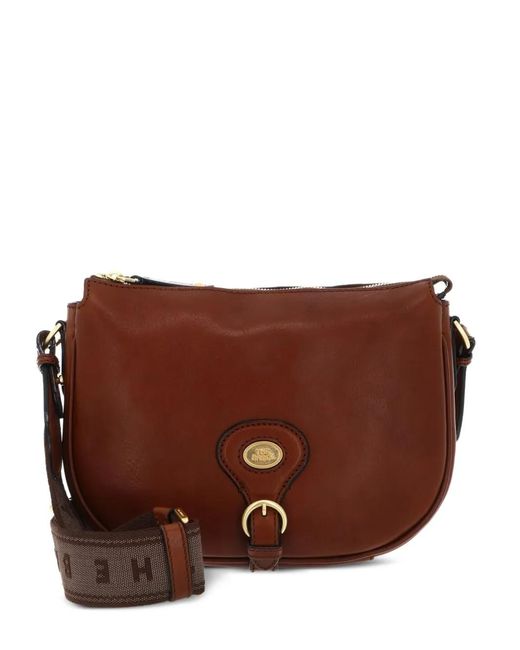 The Bridge Brown Isadora Leather Crossbody Bag