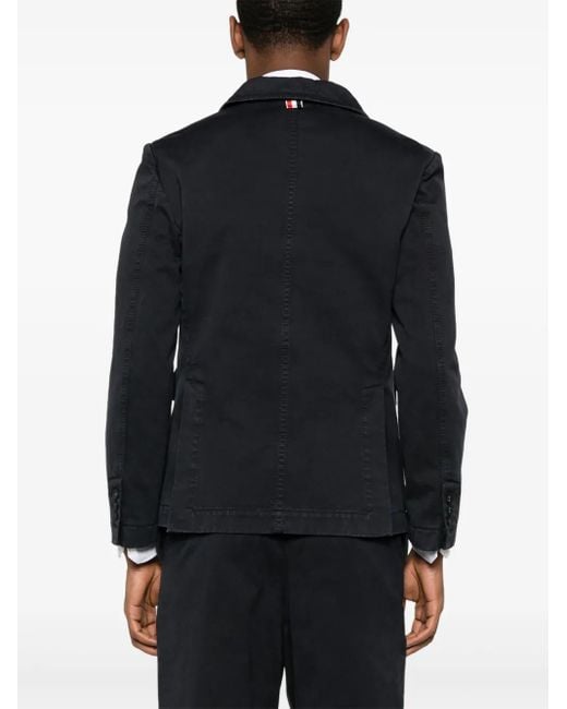 Thom Browne Black Single-Breasted Blazer for men
