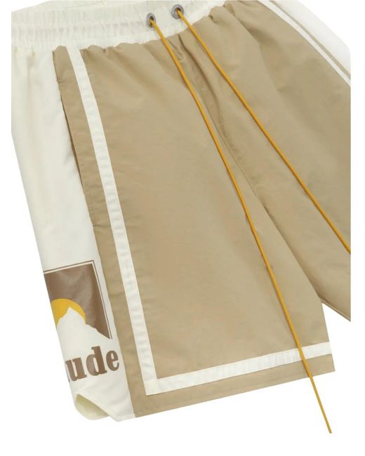 Rhude Natural Moonlight Shorts for men