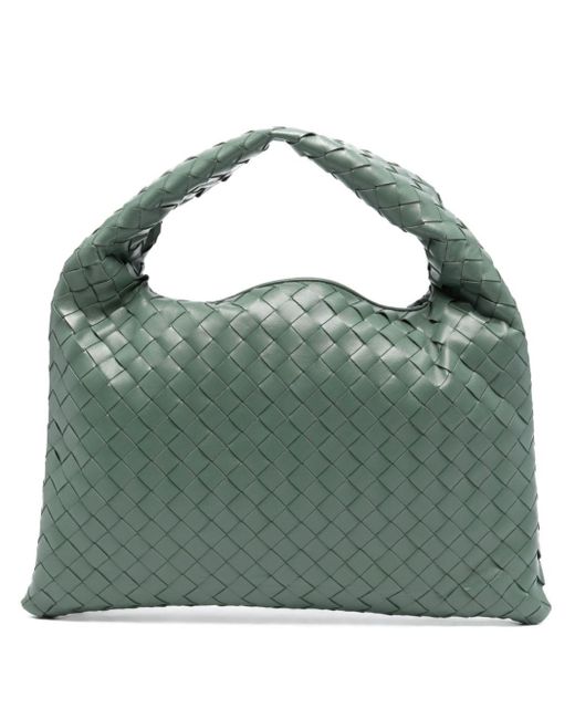 Bottega Veneta Green Small Hop Tote Bag