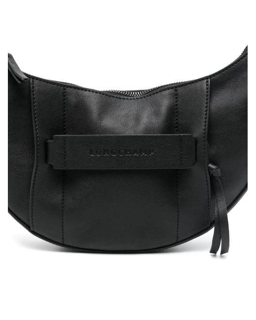 Longchamp Black Small 3D Cross Body Bag