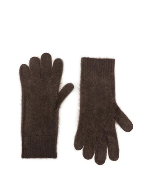 Soft Goat Brown Cashmere Gloves