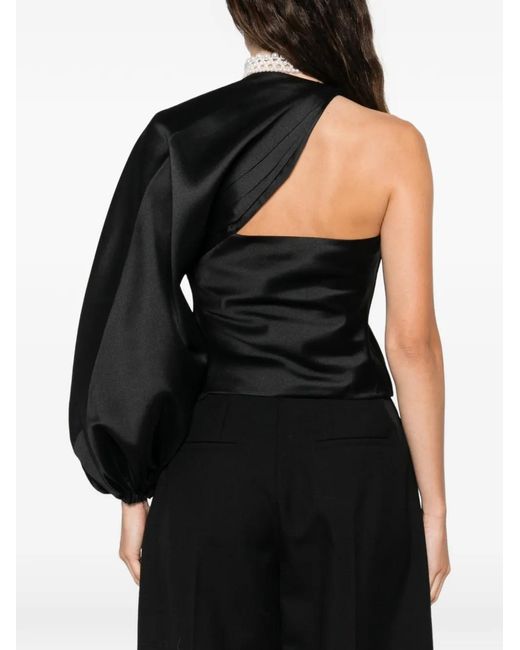 Blouses Self-Portrait de color Black