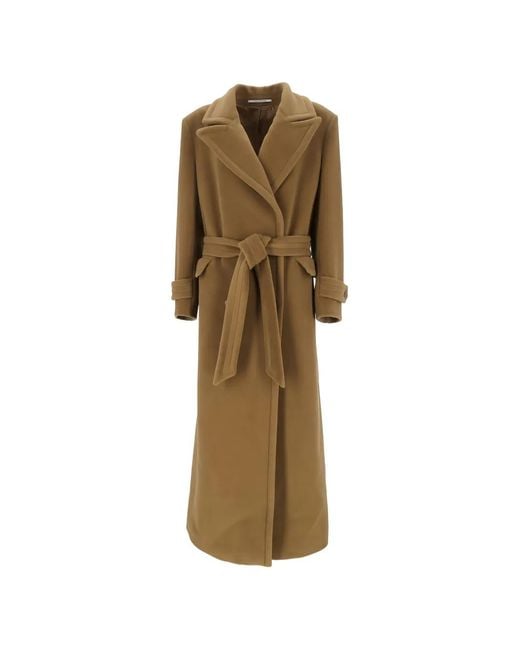 Tagliatore Natural Belted Coat