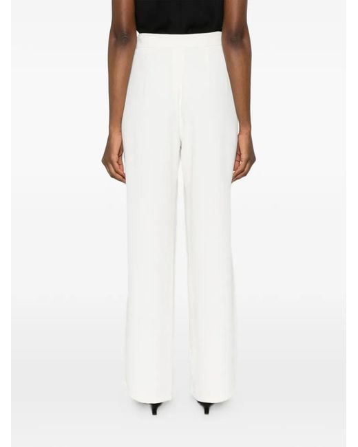 Pennyblack White Wide-Leg Trousers
