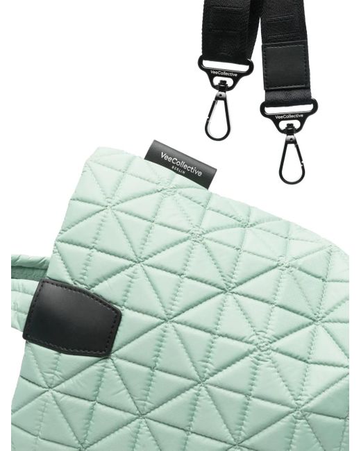 Bolso shopper Vee acolchado VEE COLLECTIVE de color Green