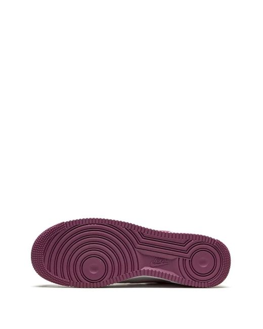 Nike Pink Air Force 1 '07 "Bordeaux" Sneakers