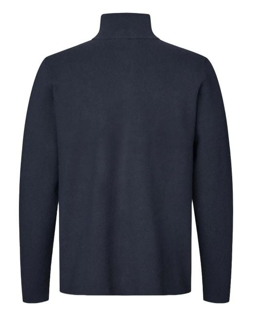Jersey con cremallera Samsøe & Samsøe de hombre de color Blue