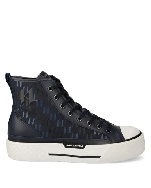 Karl Lagerfeld Blue Kampus Max Trainers for men
