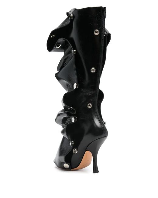Y. Project Black 110Mm Snap Boots