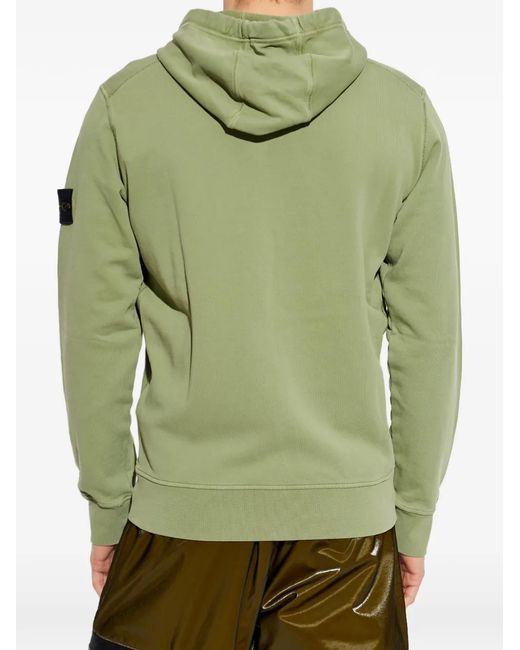 Stone Island メンズ グリーン ジップアップ パーカー 【公式通販】