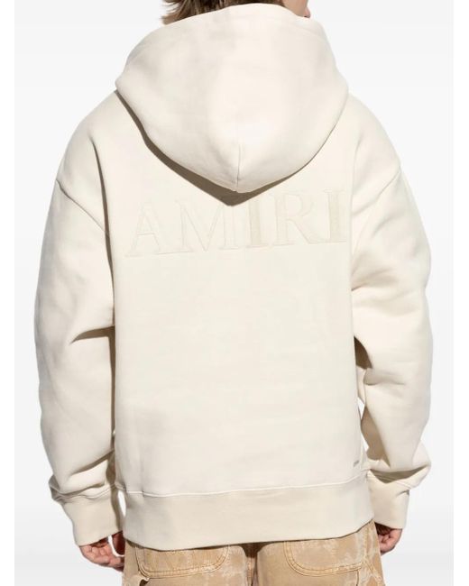 メンズ Amiri Cotton Hoodie White