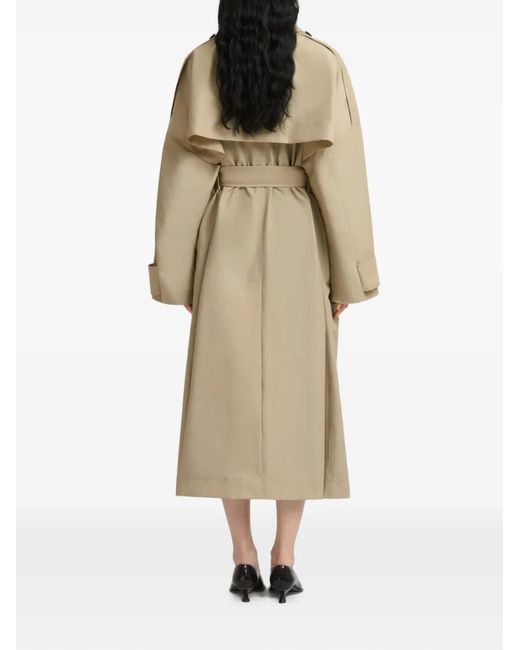 Marni Natural Storm-Flap Buttoned Coat