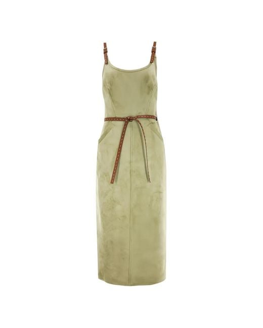 Alexis Green Melinda Suede Dress