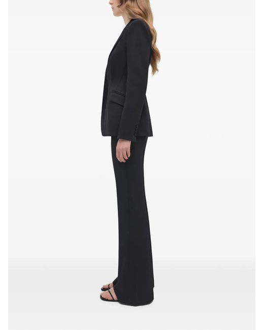 Jonathan Simkhai Black Meyers Twill Blazer