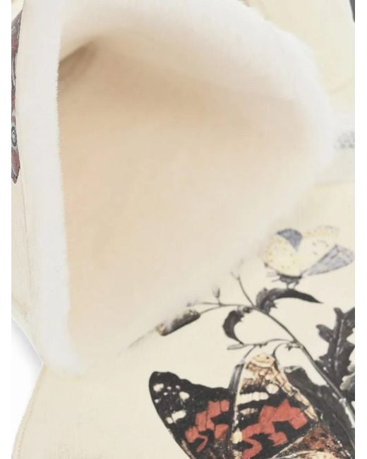 Undercover White Modular-Printed Leather Gloves