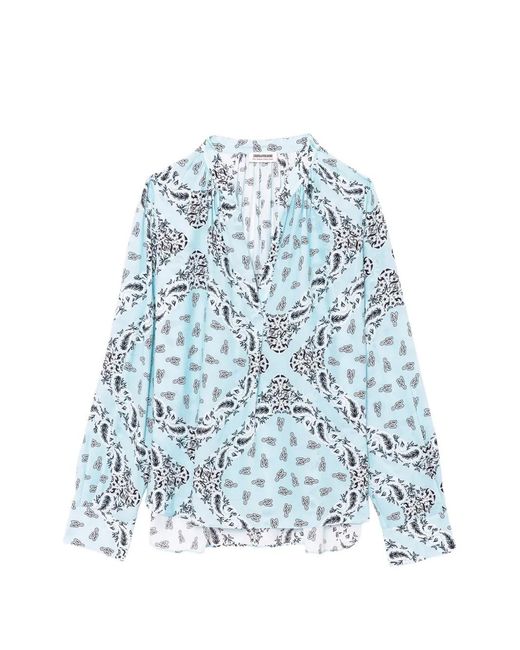 Zadig & Voltaire Blue Tink Shirt