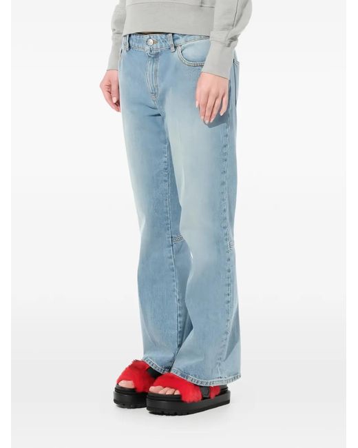 McQueen Blue Flared Jeans