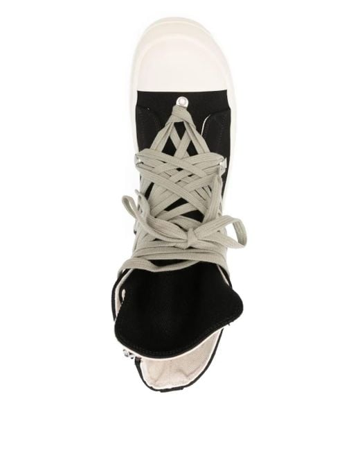 Rick Owens Black Megalace Sneakers