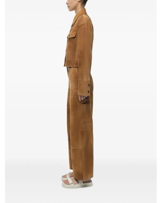 Jonathan Simkhai Brown Grafton Suede Jacket