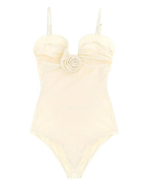 Magda Butrym White One Piece Swimsuit