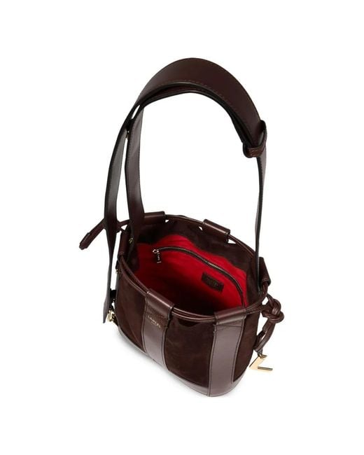 Borsa A Secchiello Elles di Lancel in Brown