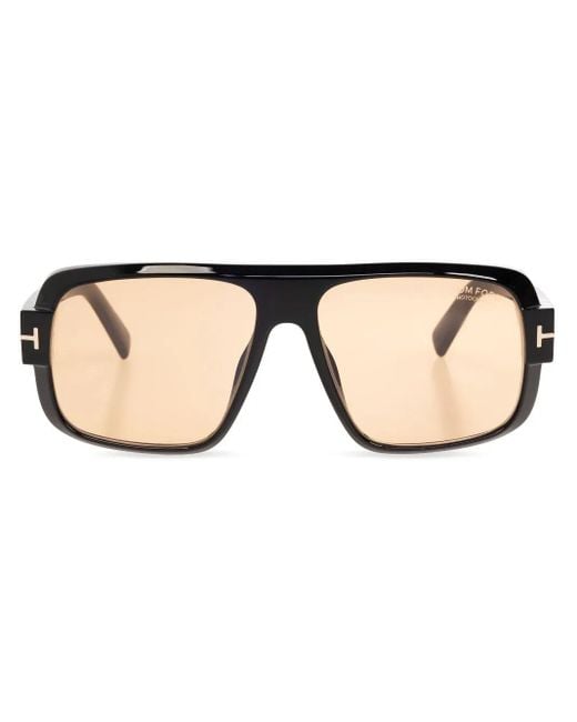 Tom Ford Natural Pilot-Frame Sunglasses