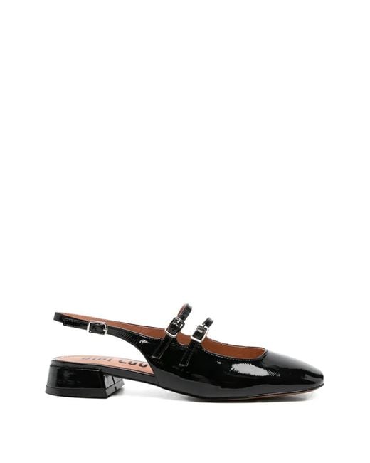 Bibi Lou Black Escarpins Vernis À Bride Arrière