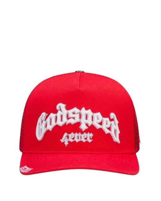 Godspeed Forever Trucker Embroidered-Logo Baseball Cap for men