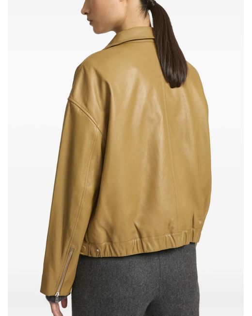 Yves Salomon Natural Leather Jacket