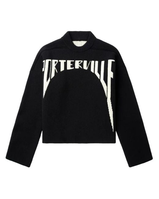 Maglione Con Logo di Rick Owens in Black