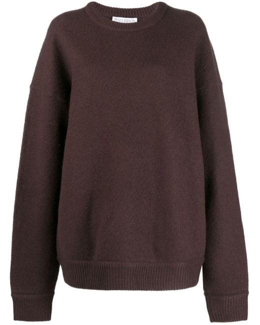 J.W. Anderson Brown Fine-knit Wool Sweatshirt