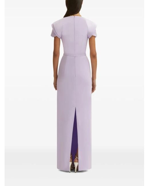 Oscar de la Renta Rosette ドレス Purple