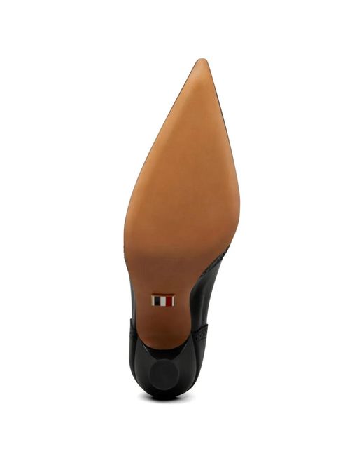 Thom Browne Black Wingtip Leather Pumps