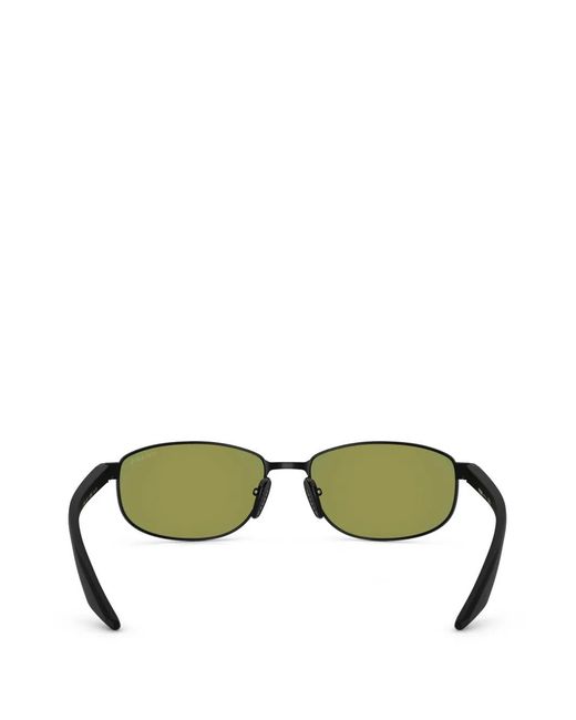Prada Linea Rossa メンズ パープル ジオメトリックフレーム 