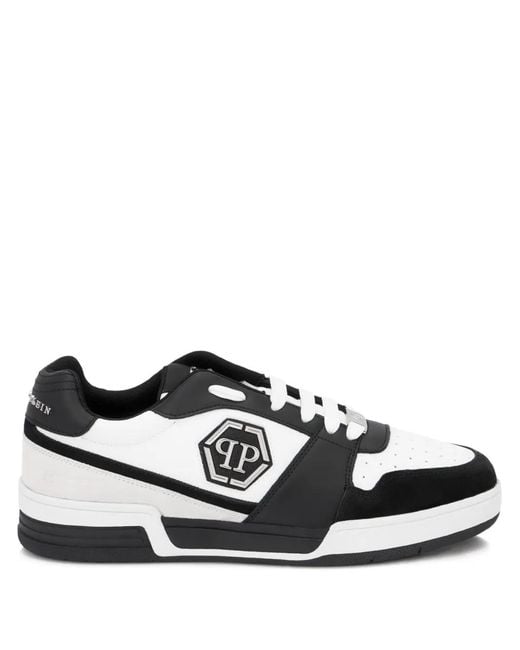 Philipp Plein Black Logo-plaque P-force 78 Sneakers