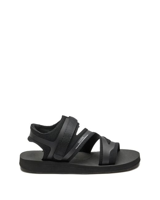 Suicoke Black Strappy Sandals