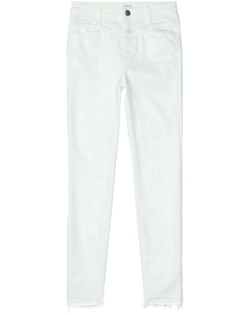 Closed White Pusher Skinny-cut Jeans