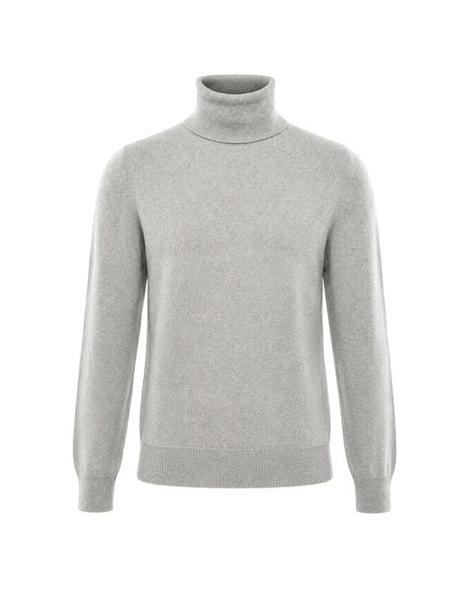 Pull À Col Roulé Malo pour homme en coloris Gray