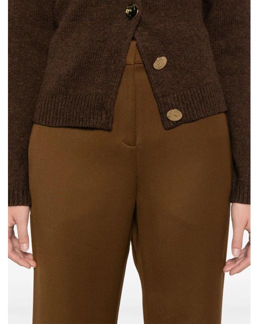 Tory Burch Brown Wool Trousers