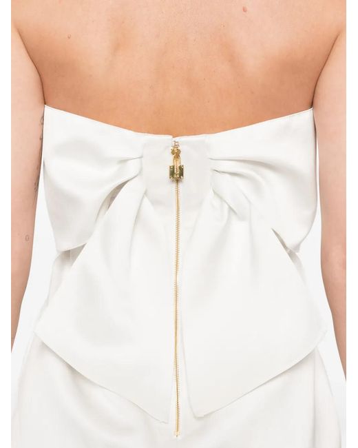 Elisabetta Franchi White Mini Dress