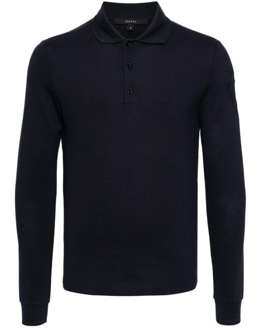 Gucci Poloshirt aus Baumwollgemisch in Blue für Herren