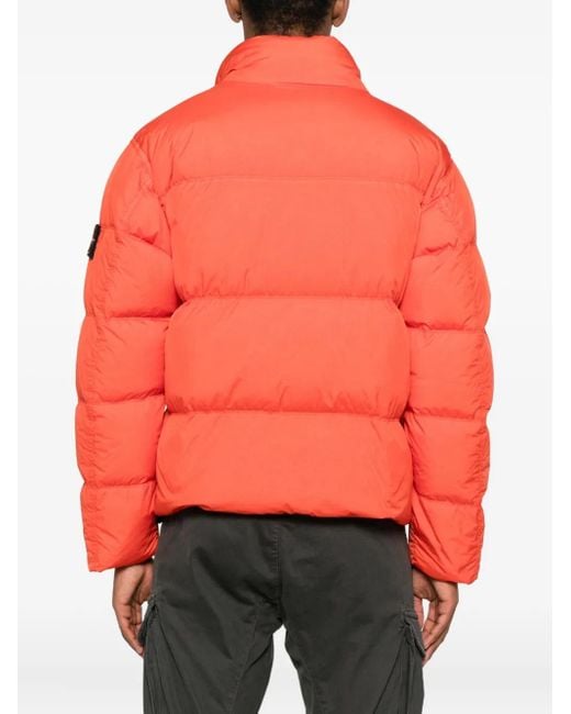Stone Island Down Jackets in het Orange voor heren